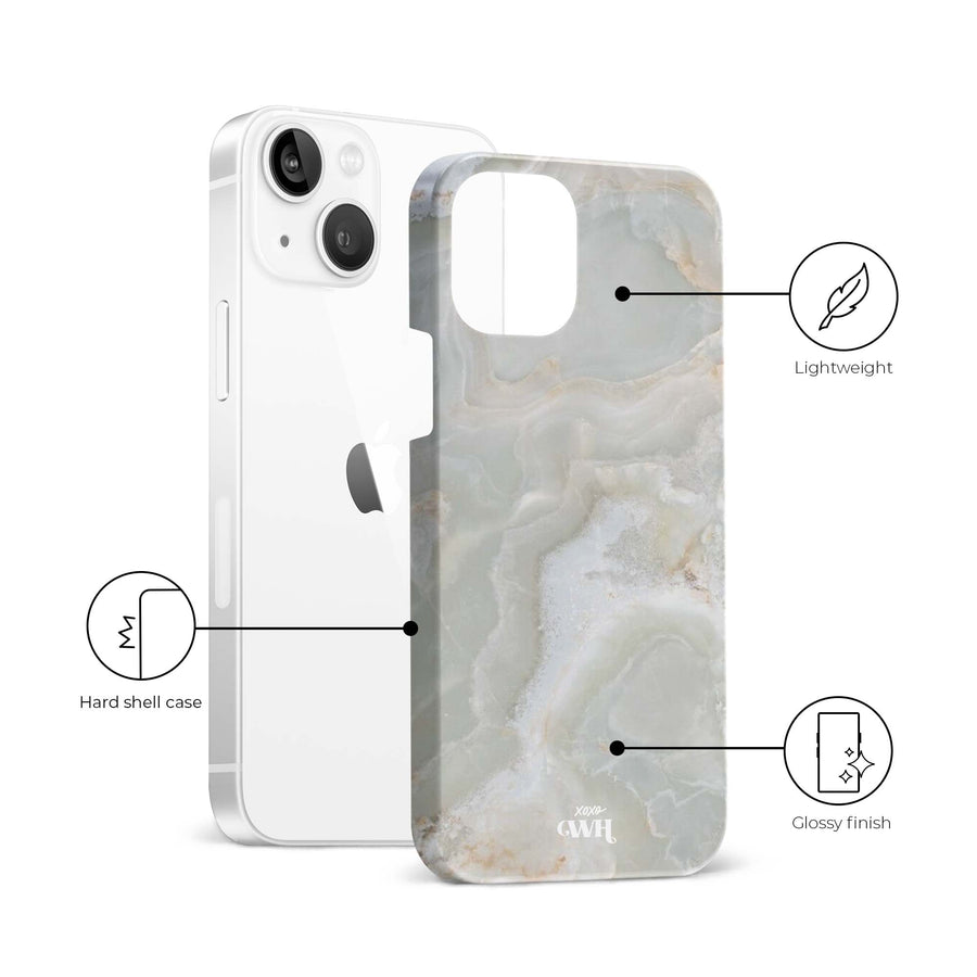 xoxo Wildhearts - Marble Green illusion - iPhone 14 Plus