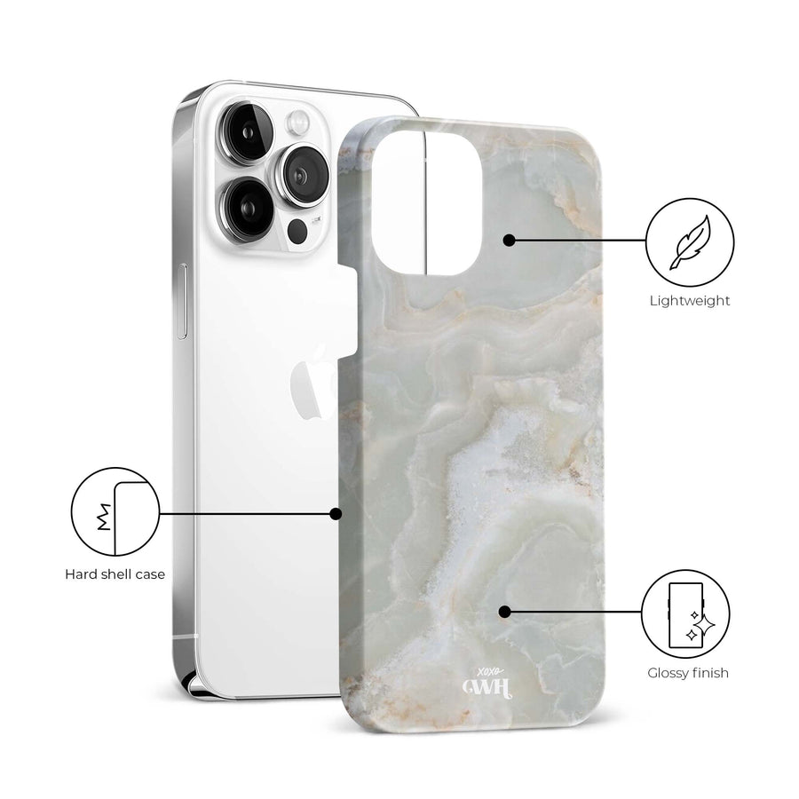 Illusion verte en marbre - iPhone 14 Pro Max