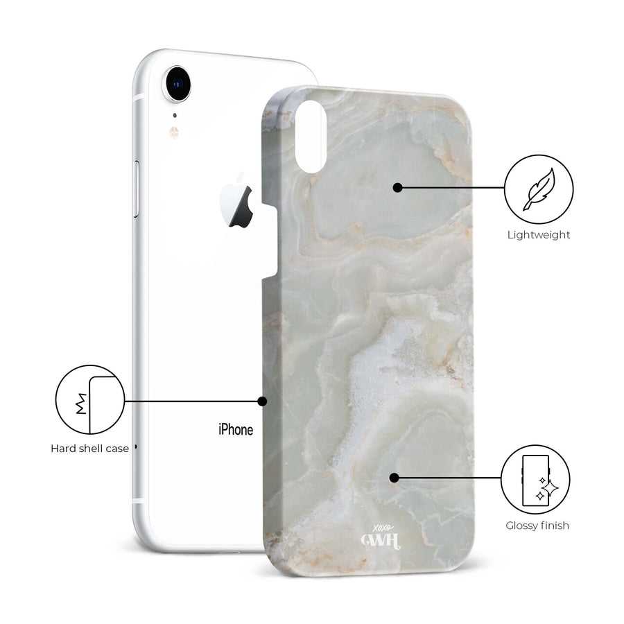 xoxo Wildhearts - Marble Green illusion - iPhone XR