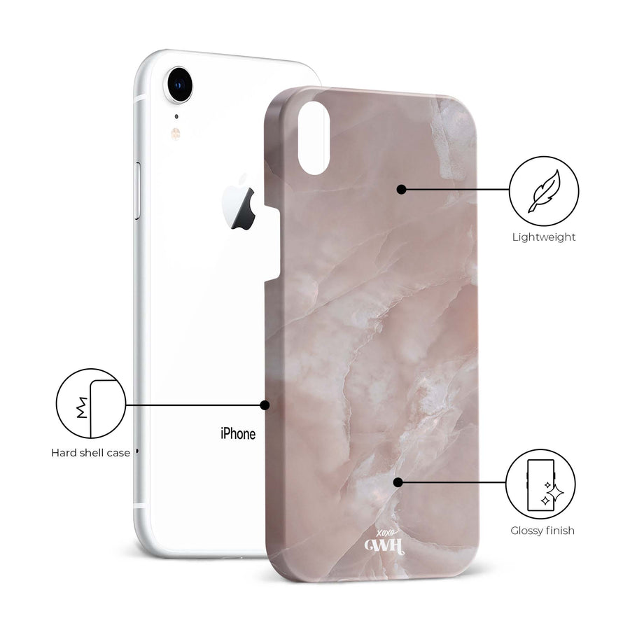 xoxo Wildhearts - Marble Brown Sugar - iPhone XR