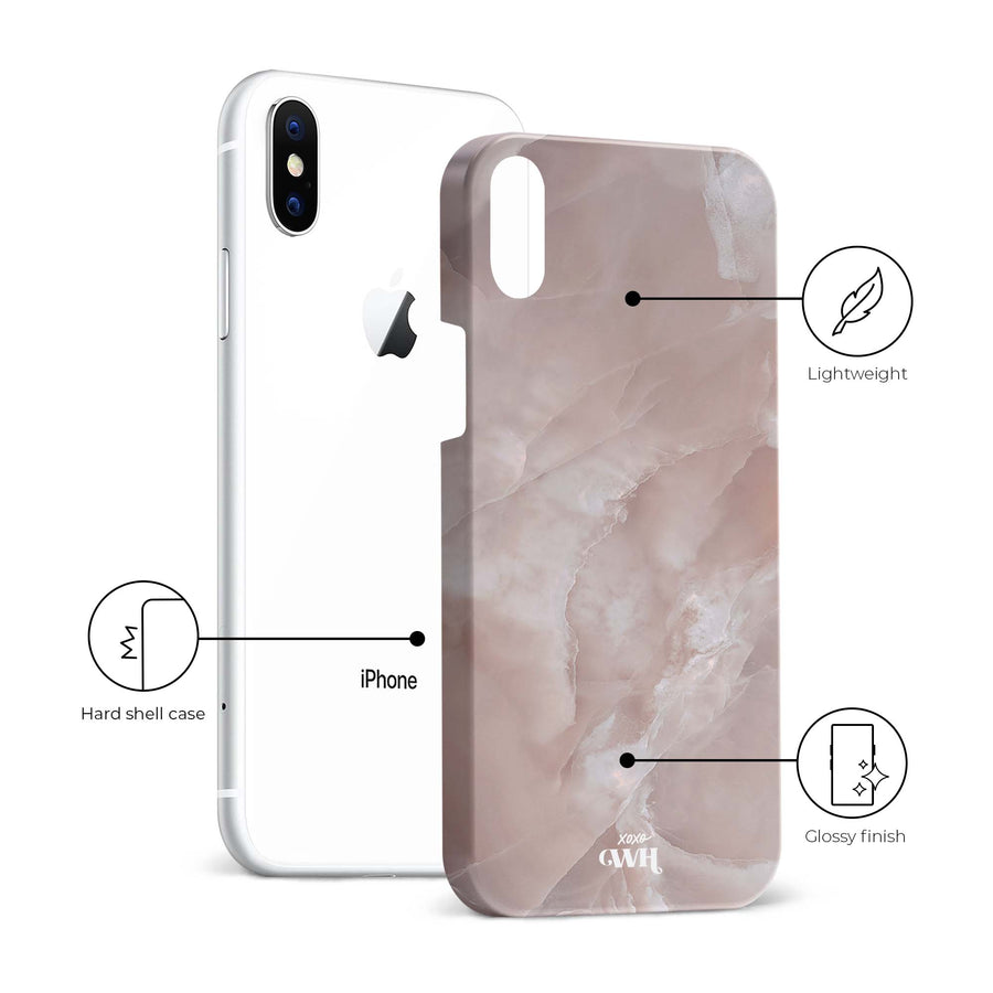 xoxo Wildhearts - Marble Brown Sugar - iPhone X/XS