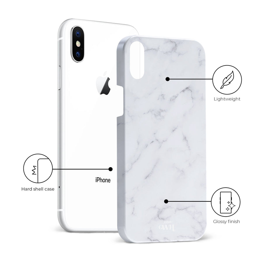 Blanc en marbre - iPhone X / XS