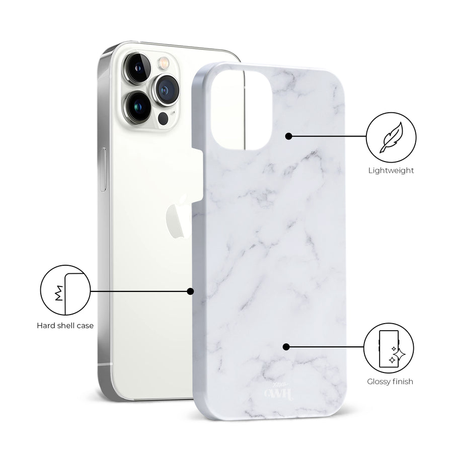 Marmor White Lies - iPhone 12 Pro Max
