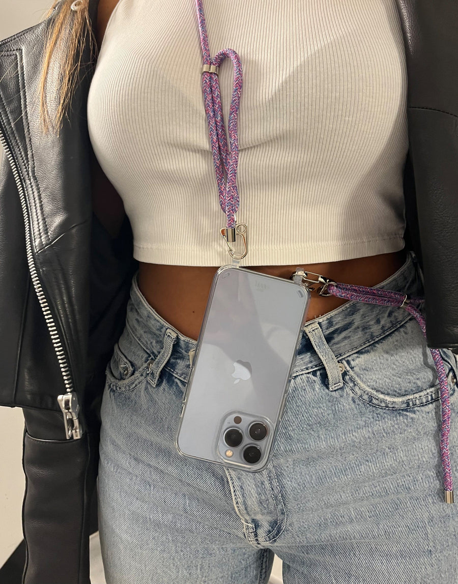 iPhone 11 Pro - WildHearts Transparente Purple Fever Cord Cord