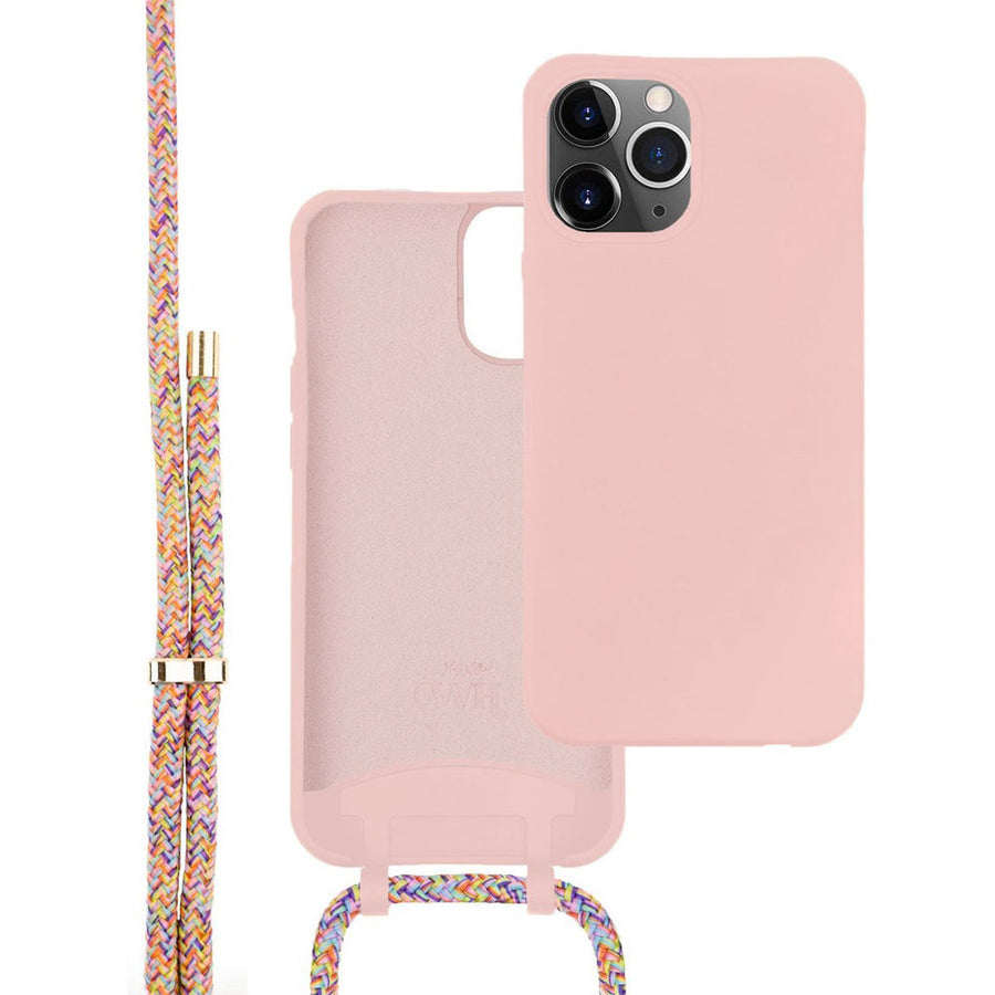 iPhone 12 Pro - Wildhearts Silicone Happy Colors Cord Case