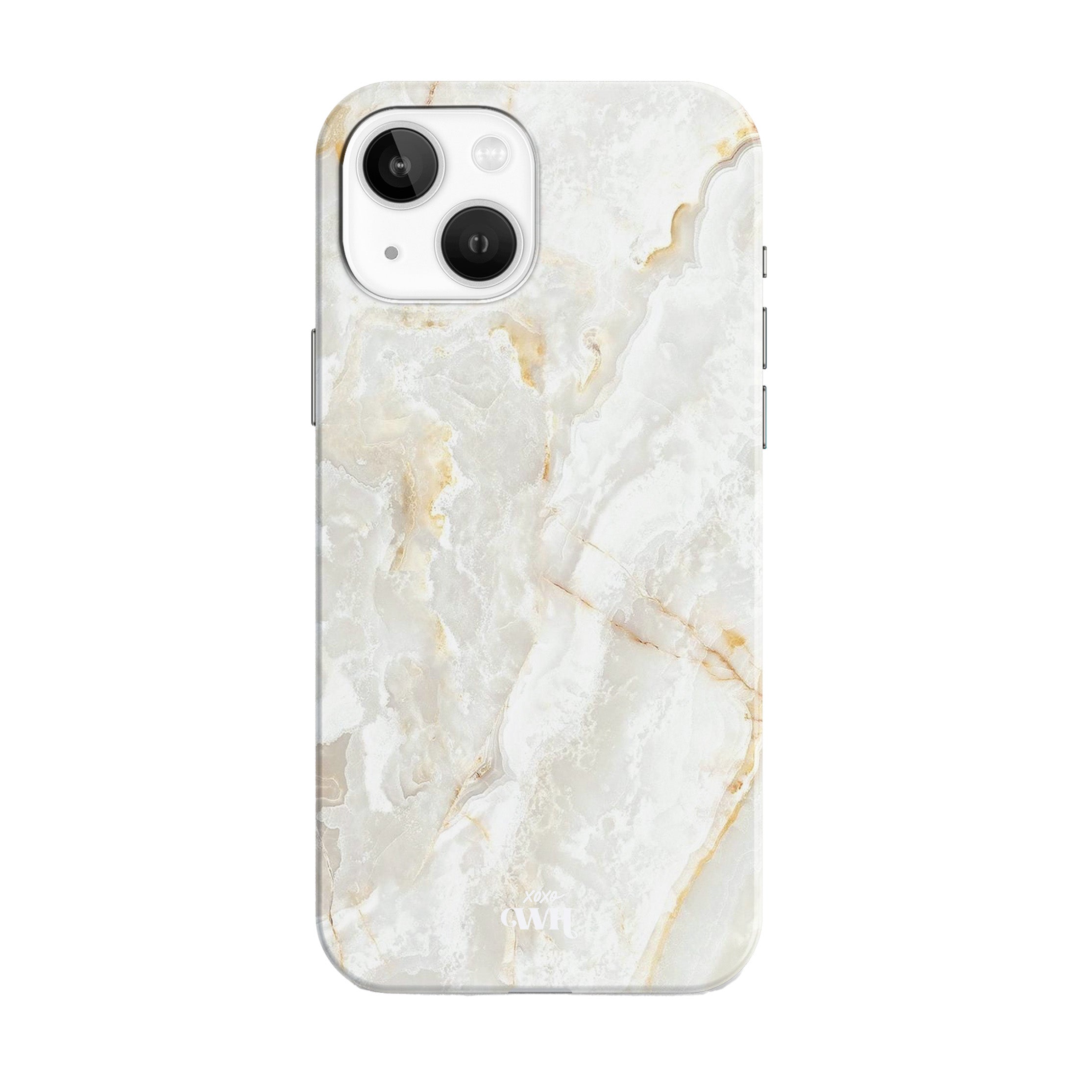 xoxo Wildhearts - Marble Off Whites - iPhone 14 Plus