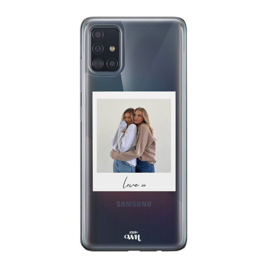 xoxo Wildhearts - Samsung A71 - Personalized Polaroids Case