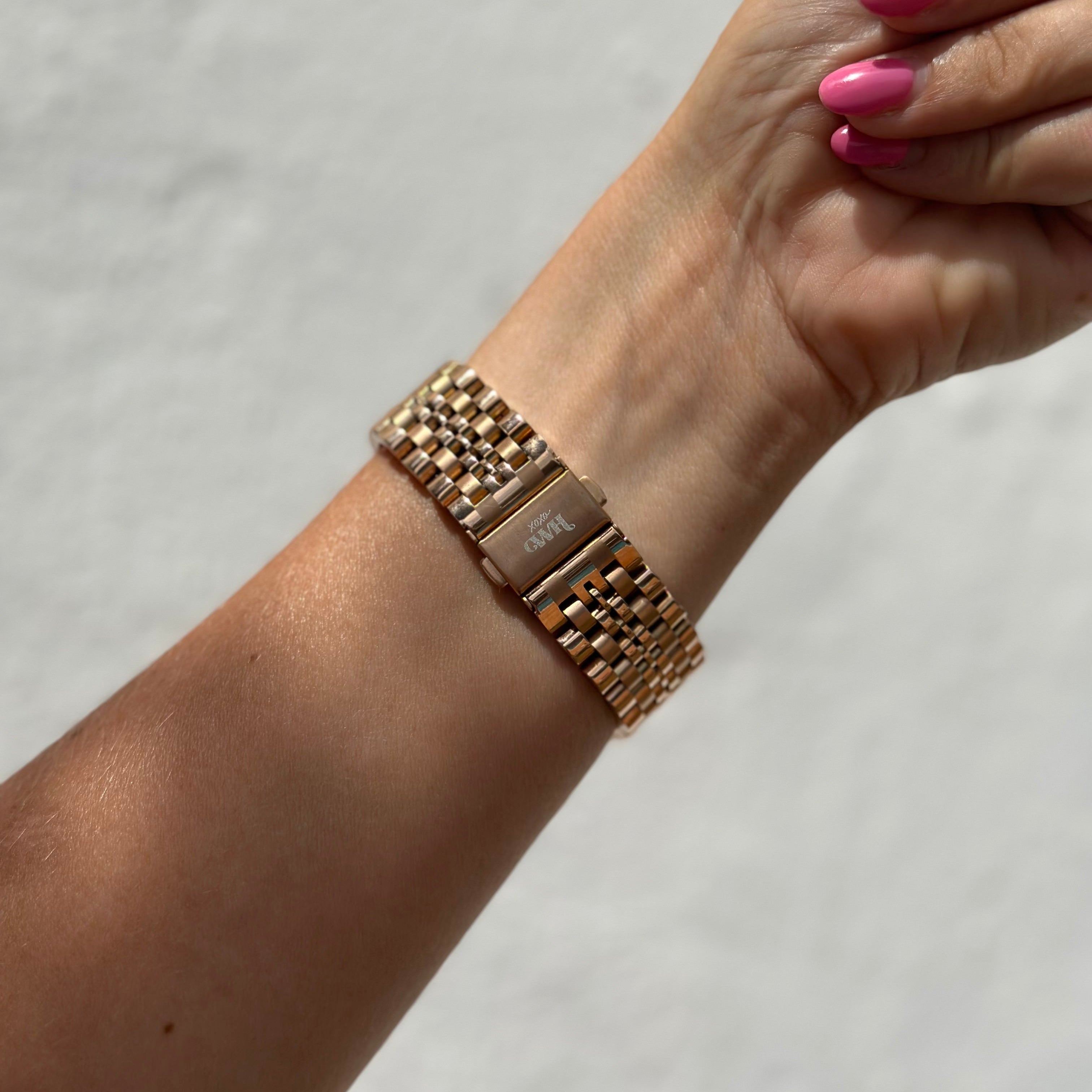 xoxo Wildhearts - Amazfit GTS 2 - 2e - 2 Mini stalen bandje (rosé goud)