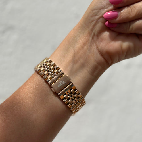 xoxo Wildhearts - Amazfit GTS 3 stalen bandje (rosé goud)