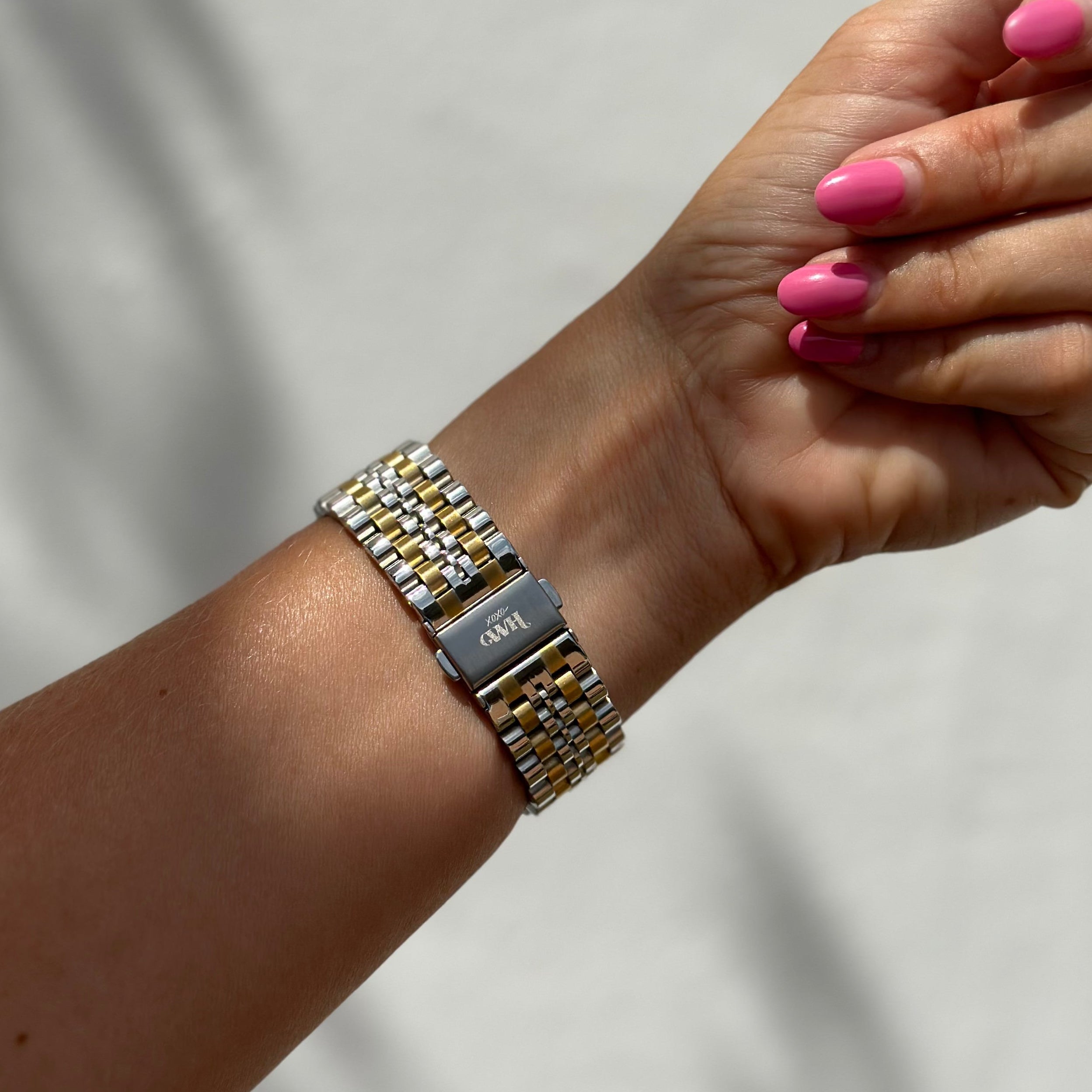 xoxo Wildhearts - Amazfit GTS 3 stalen bandje (zilver/goud)
