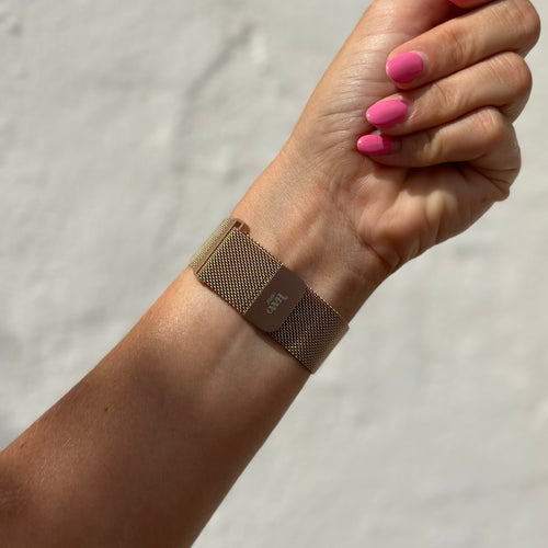xoxo Wildhearts - Amazfit GTS 4 (Mini) Milanees bandje (rosé goud)