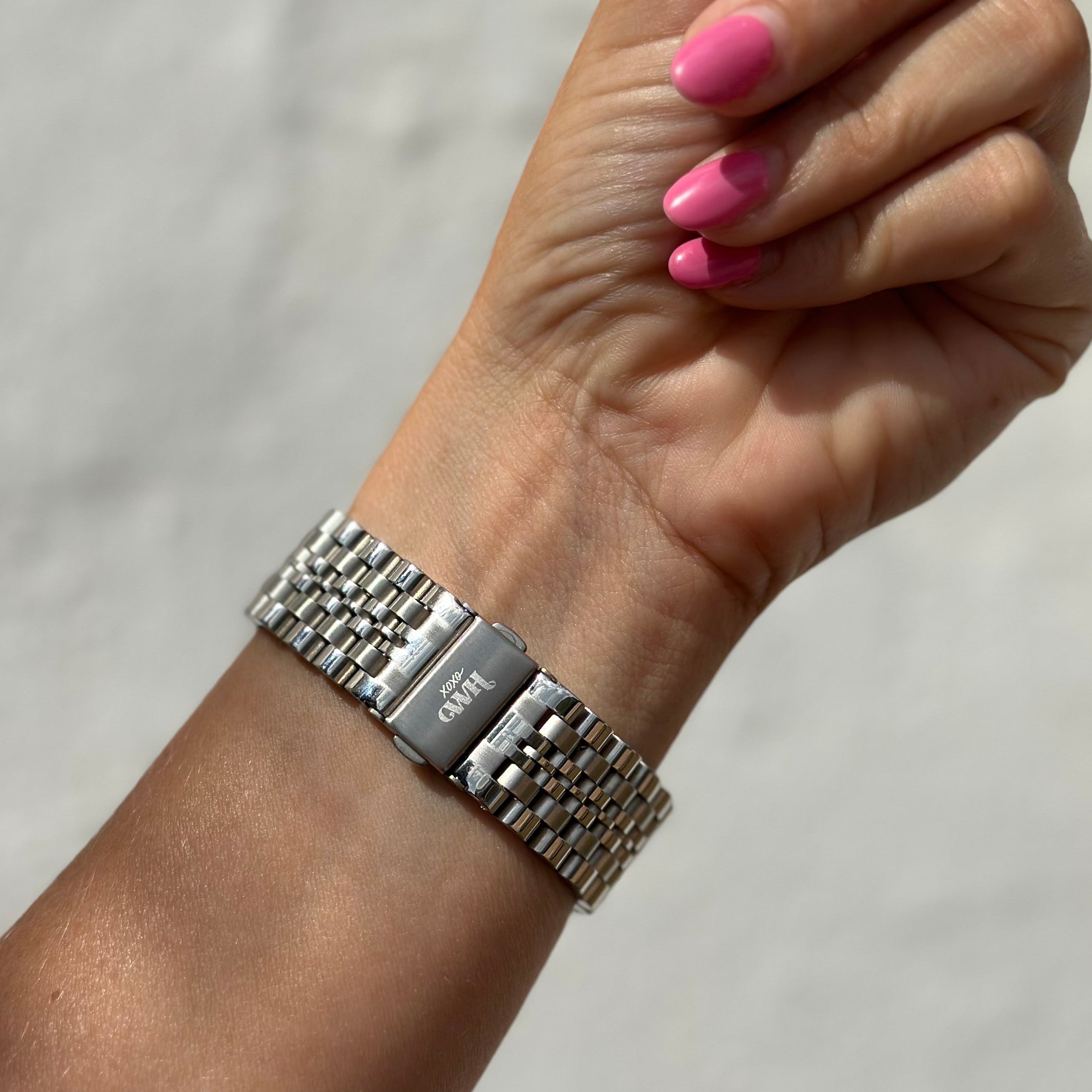 xoxo Wildhearts - Amazfit GTS 4 (Mini) stalen bandje (zilver)
