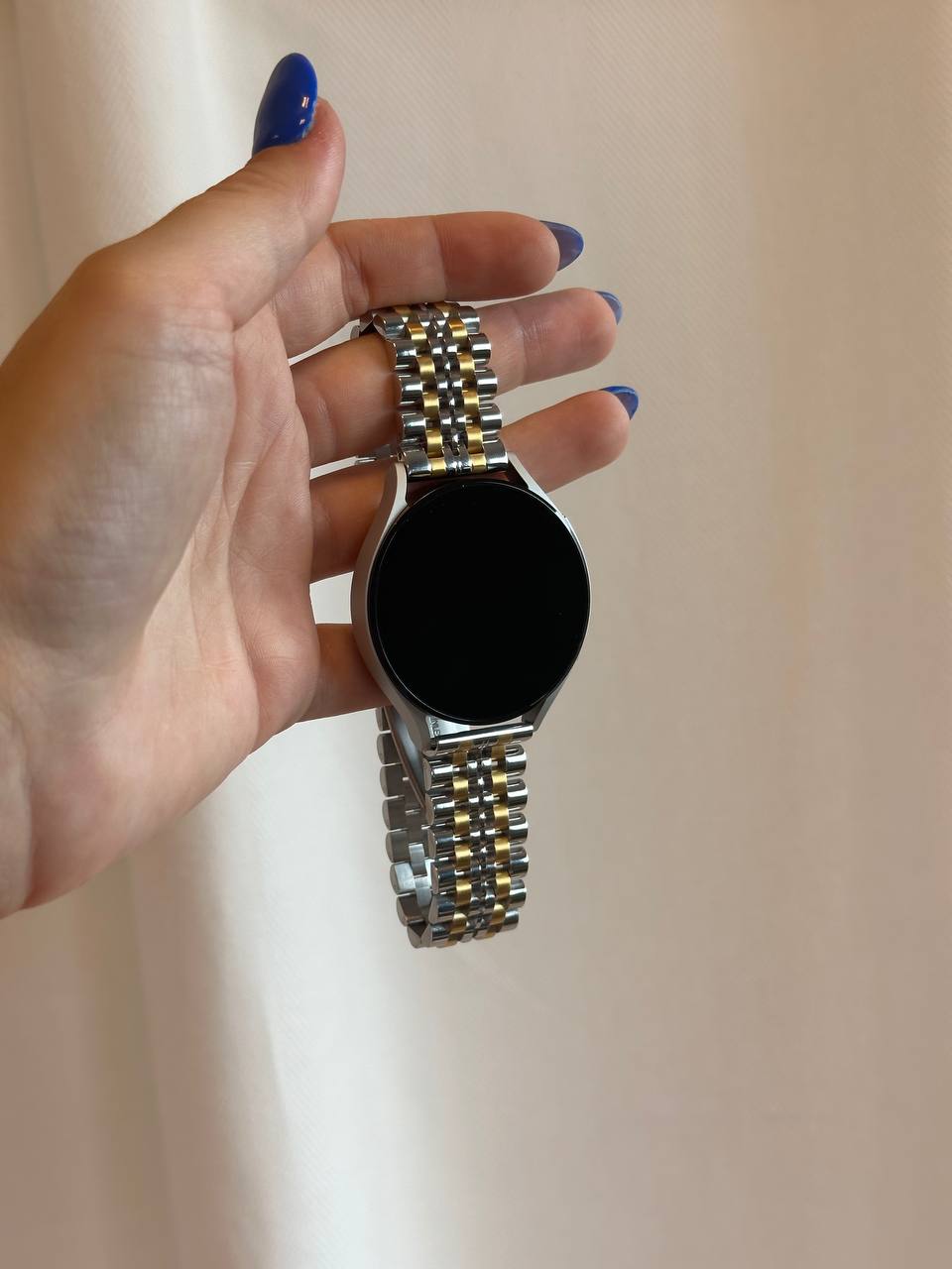 xoxo Wildhearts - Amazfit GTS 4 (Mini) stalen bandje (zilver/goud)