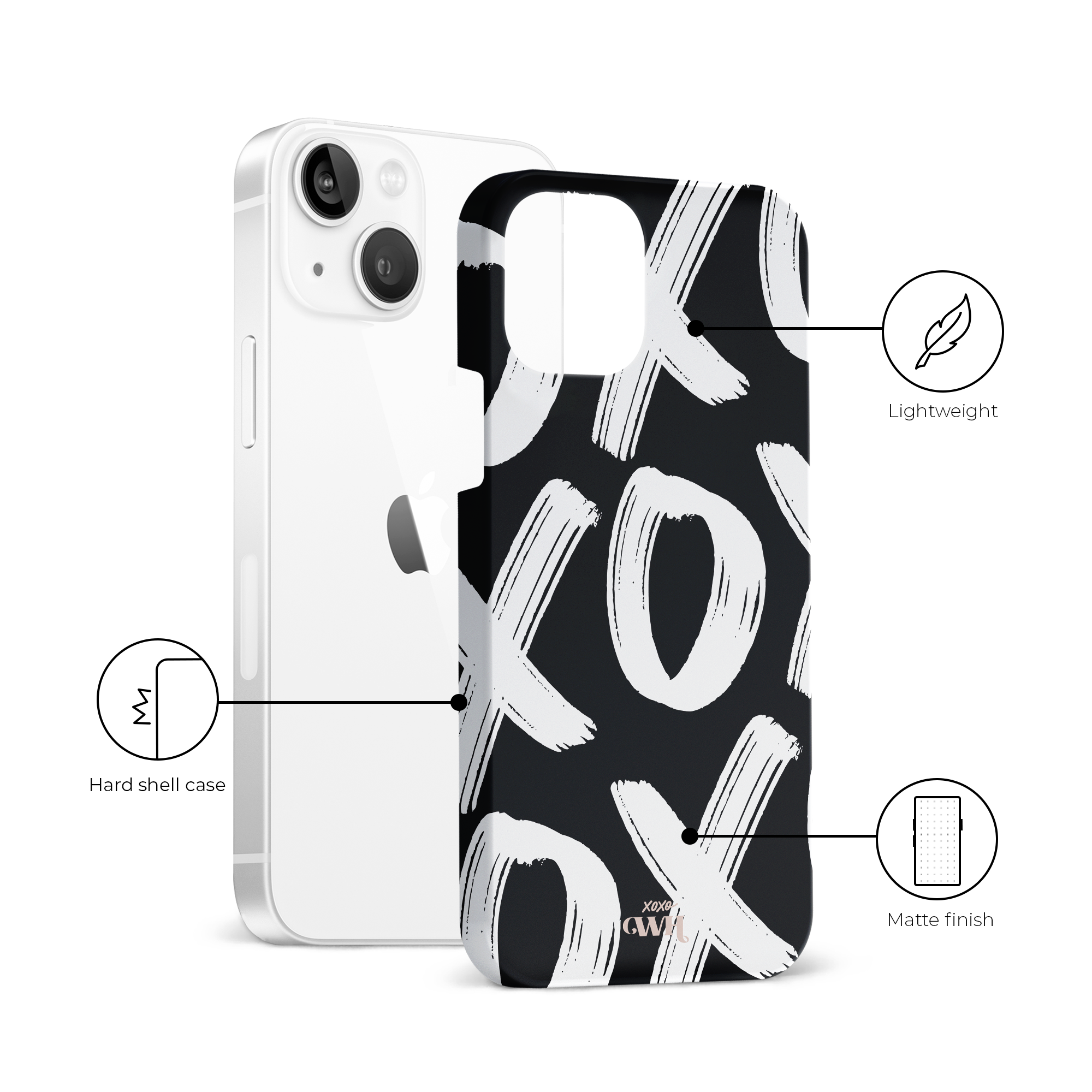 xoxo Wildhearts - Can't Talk Now Black - iPhone 14 Plus