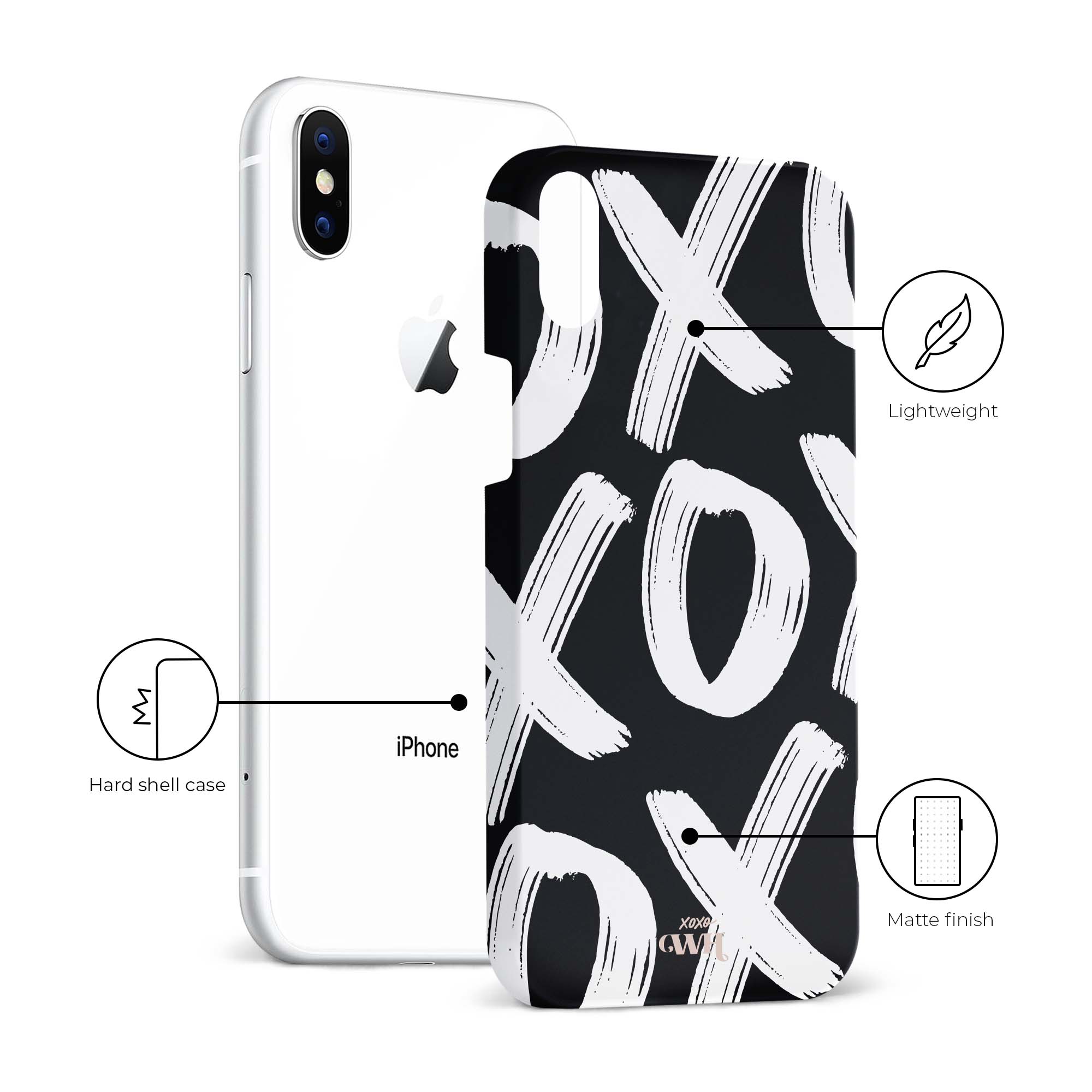 xoxo Wildhearts - Can't Talk Now Black - iPhone X/XS