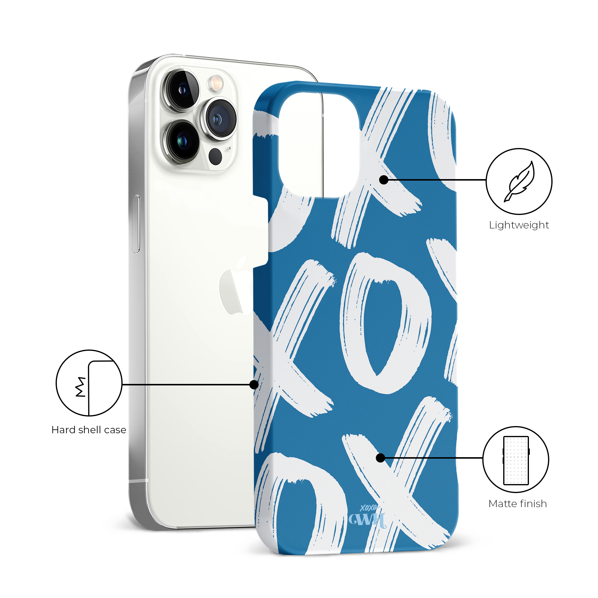 xoxo Wildhearts - Can't Talk Now Blue - iPhone 11 Pro