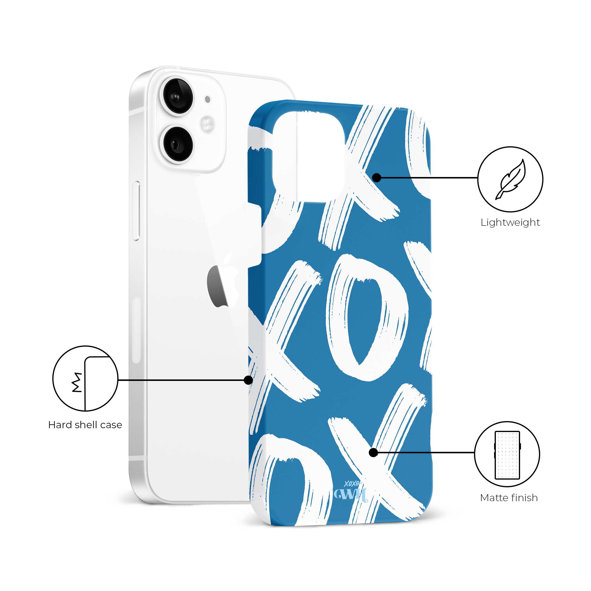 xoxo Wildhearts - Can't Talk Now Blue - iPhone 12