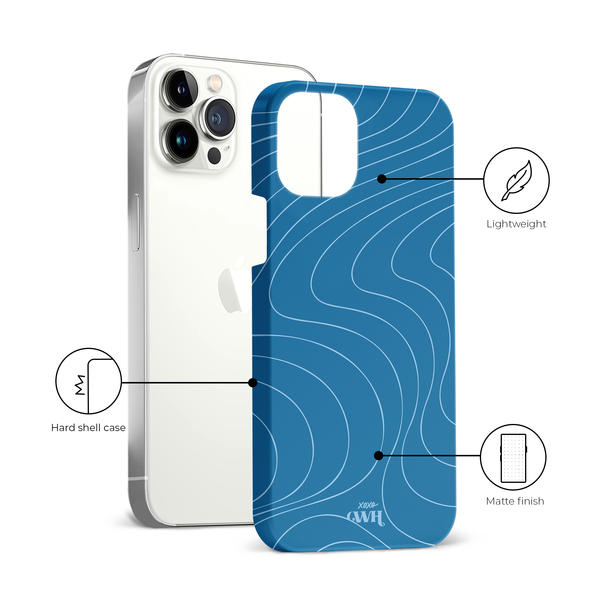 xoxo Wildhearts - Catching Flights Blue - iPhone 11 Pro