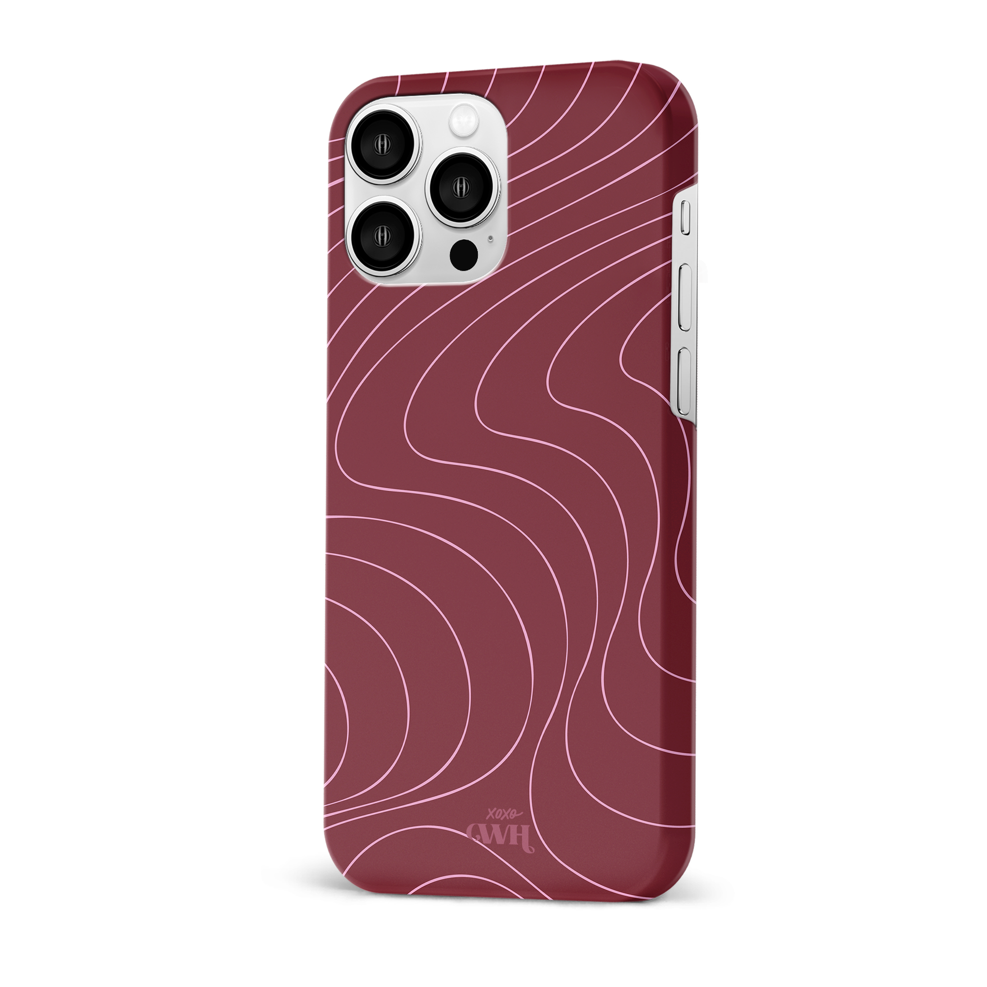 xoxo Wildhearts - Catching Flights Burgundy - iPhone 13 Pro Max
