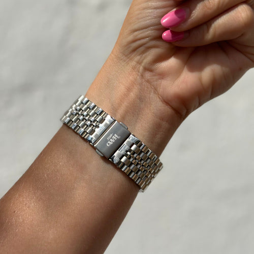xoxo Wildhearts - Fossil Gen 5 stalen bandje (zilver)