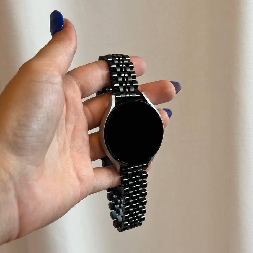 xoxo Wildhearts - Fossil Gen 5 stalen bandje (zwart)