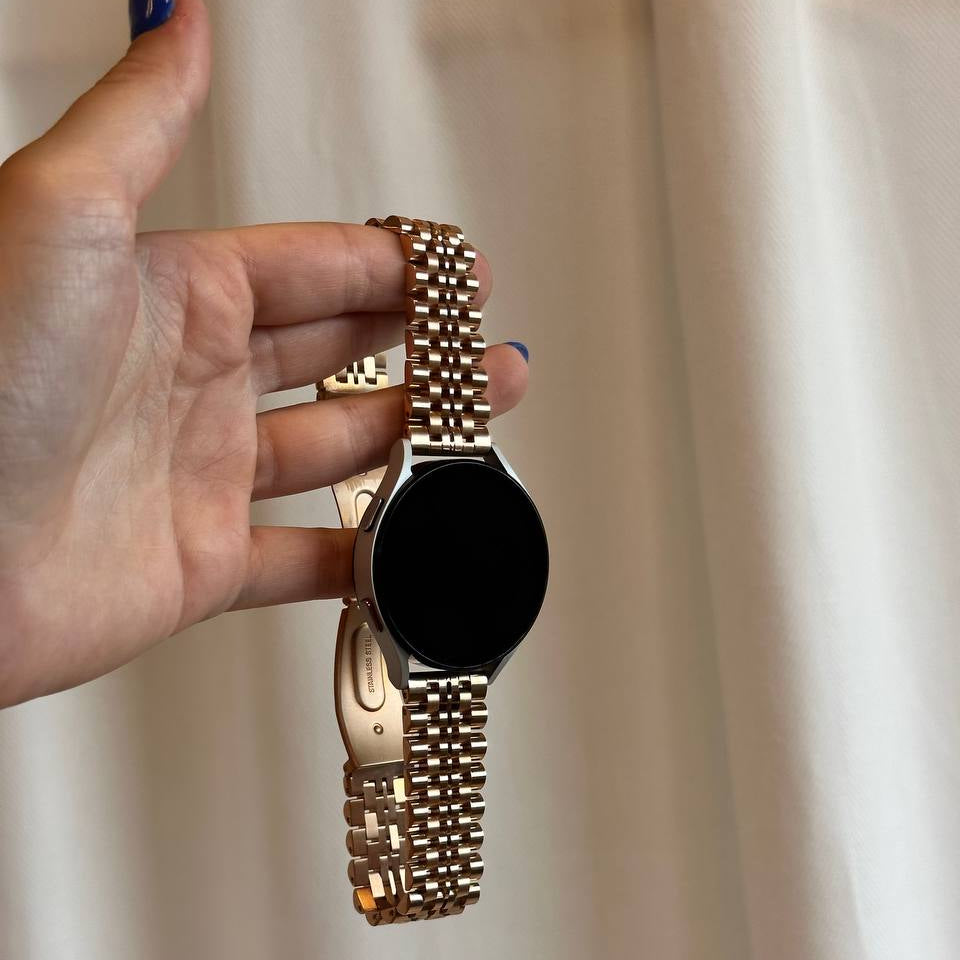 xoxo Wildhearts - Fossil Gen 6 44mm stalen bandje (rosé goud)
