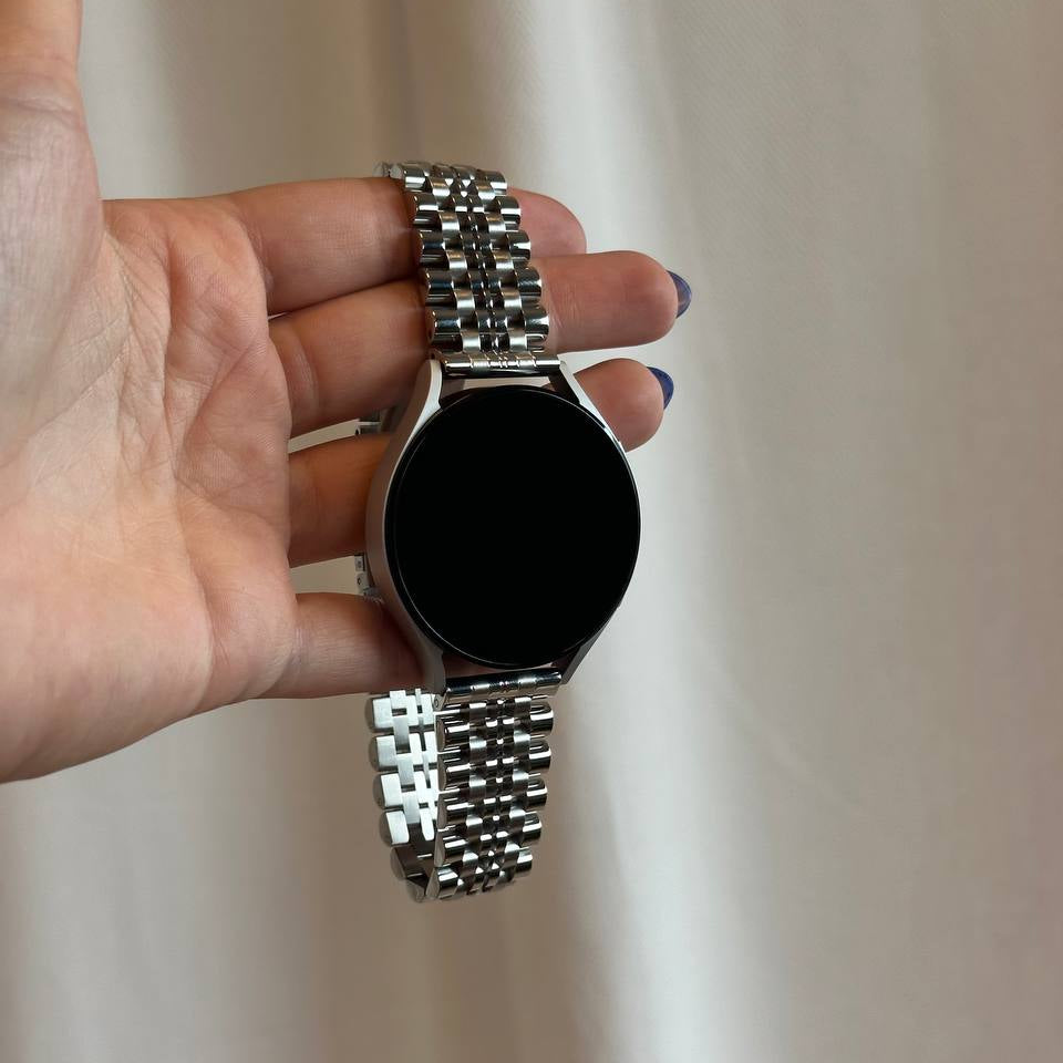 xoxo Wildhearts - Fossil Gen 6 44mm stalen bandje (zilver)
