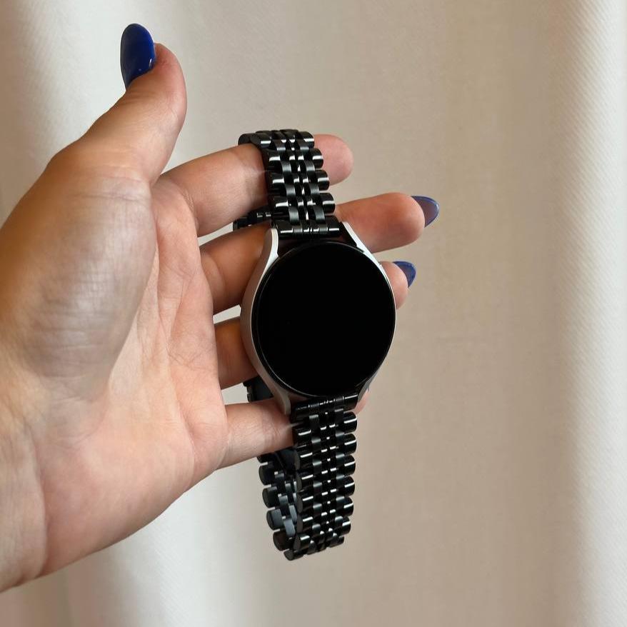 xoxo Wildhearts - Huawei Watch 3 / 3 Pro stalen bandje (zwart)