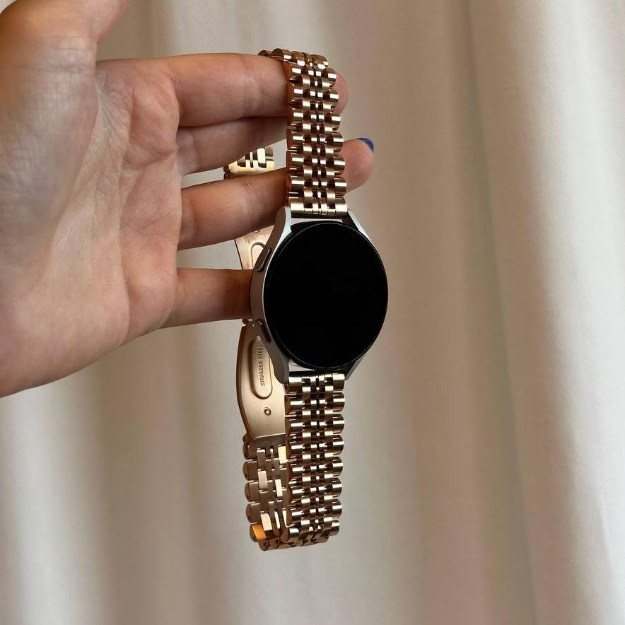 xoxo Wildhearts - Huawei Watch GT (1) 42mm stalen bandje (rosé goud)