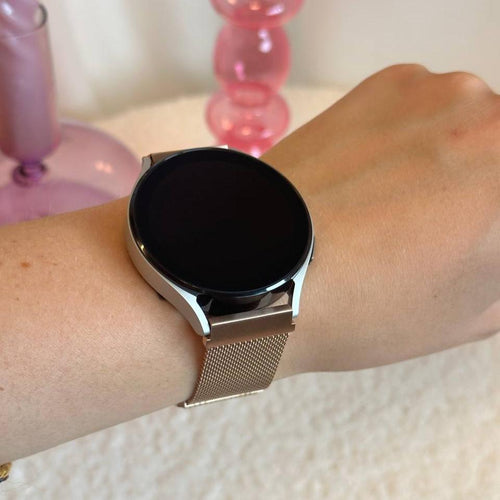 xoxo Wildhearts - Huawei Watch GT (1) Sport Milanees bandje (rosé goud)