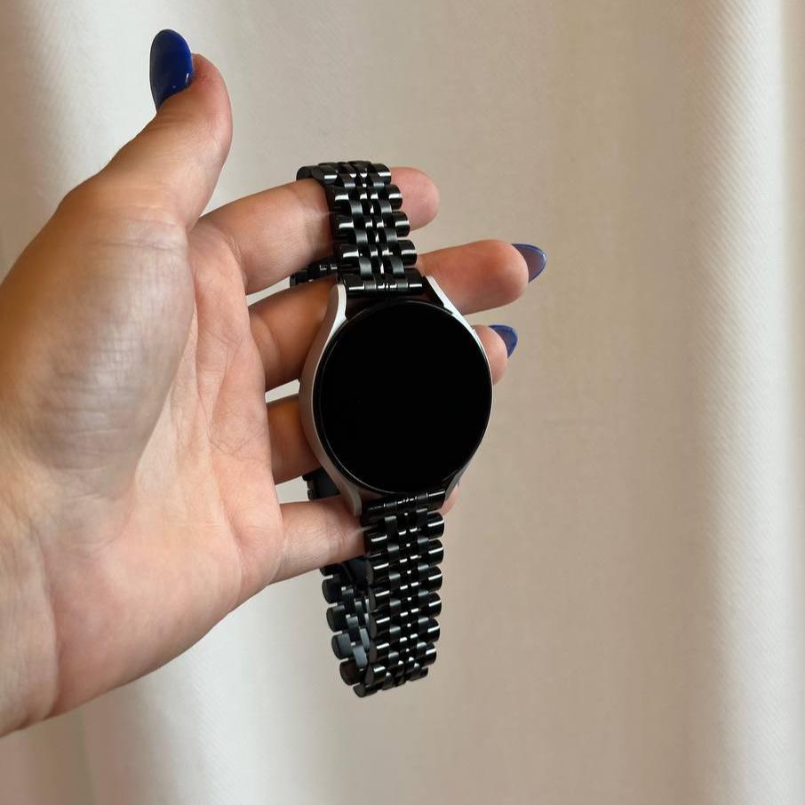 xoxo Wildhearts - Huawei Watch GT (1) Sport stalen bandje (zwart)