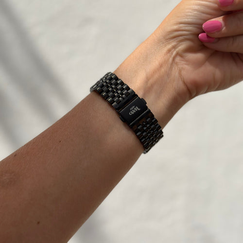 xoxo Wildhearts - Huawei Watch GT 3 Pro 43mm stalen bandje (zwart)