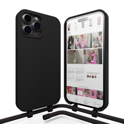 xoxo Wildhearts - iPhone 12 Pro - Forever Black Cord Case