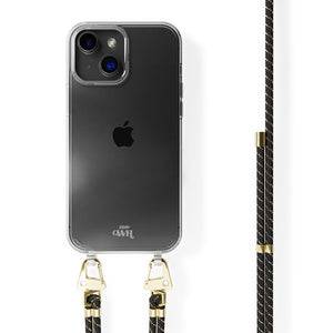 xoxo Wildhearts - iPhone 13 Mini - Gold Goddess Transparant Cord Case