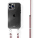 Pink Vibes Transparant Cord Case - iPhone 13 Pro Max