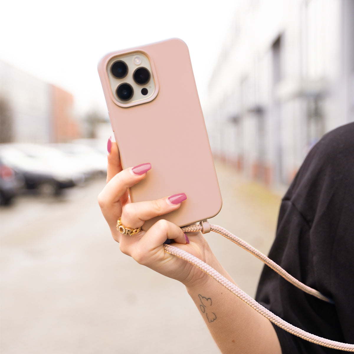 xoxo Wildhearts - iPhone 14 Pro - Lovely Pink Cord Case