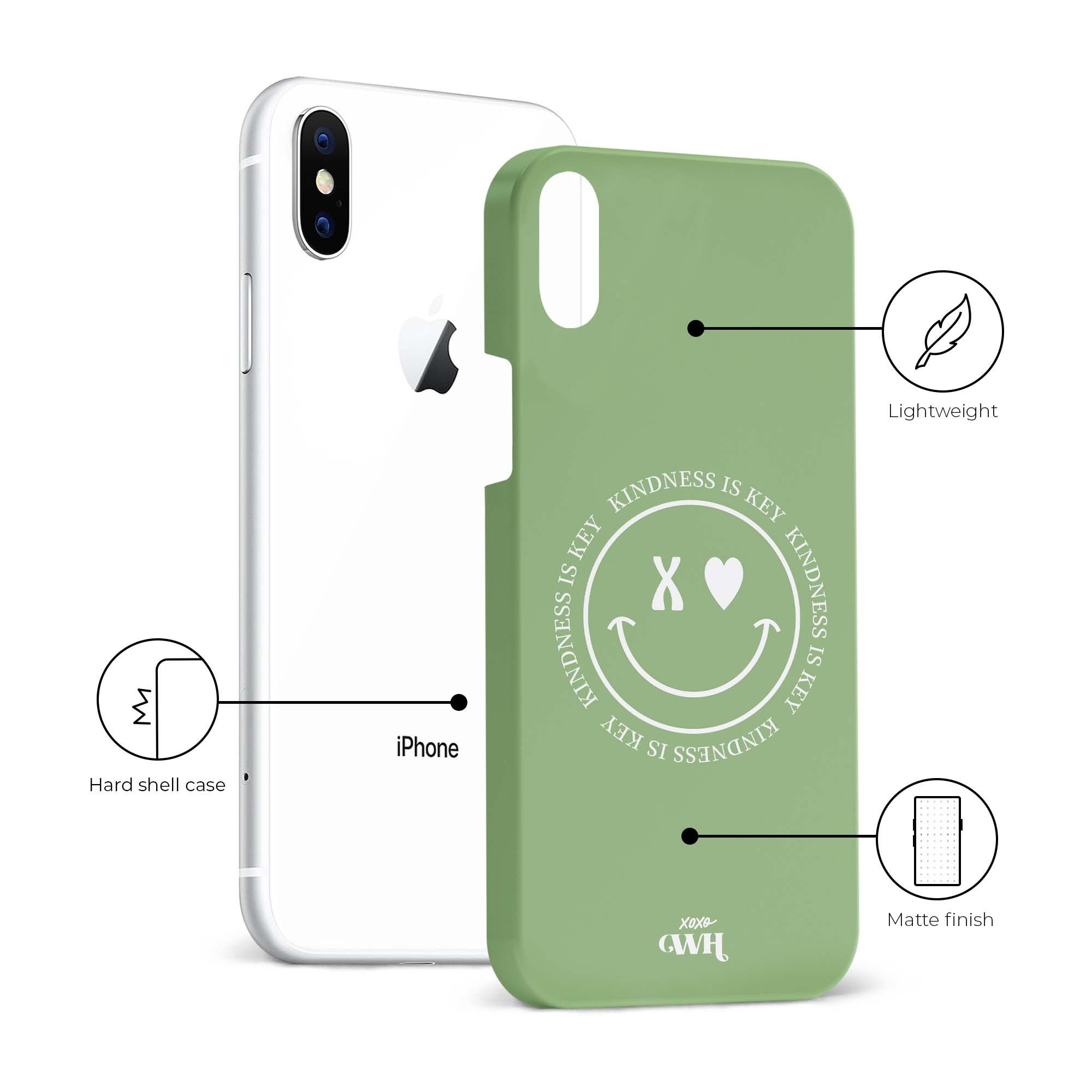 xoxo Wildhearts - Kindness Is Key - iPhone X/XS