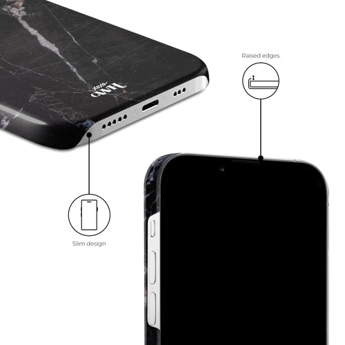 xoxo Wildhearts - Marble Black Mood - iPhone 11 Pro Max