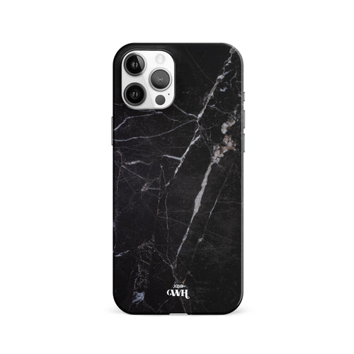 xoxo Wildhearts - Marble Black Mood - iPhone 12 Pro Max