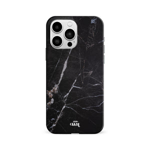 xoxo Wildhearts - Marble Black Mood - iPhone 13 Pro Max