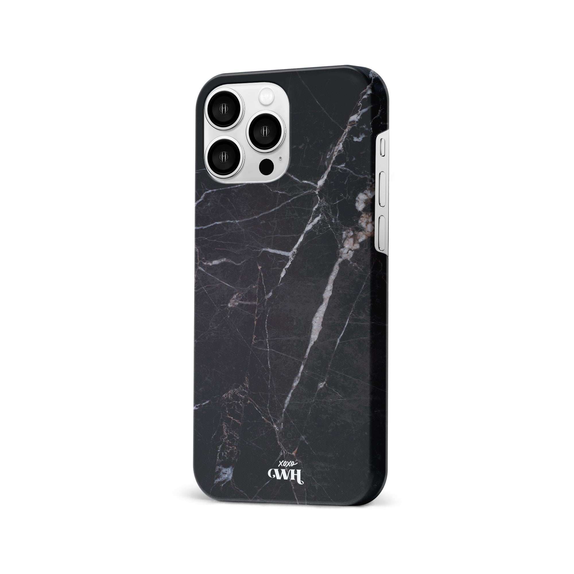 xoxo Wildhearts - Marble Black Mood - iPhone 14 Pro Max