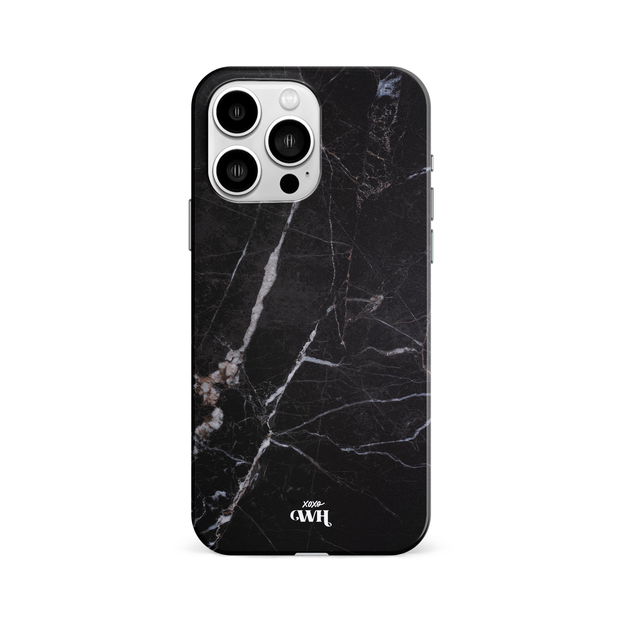 xoxo Wildhearts - Marble Black Mood - iPhone 14 Pro Max