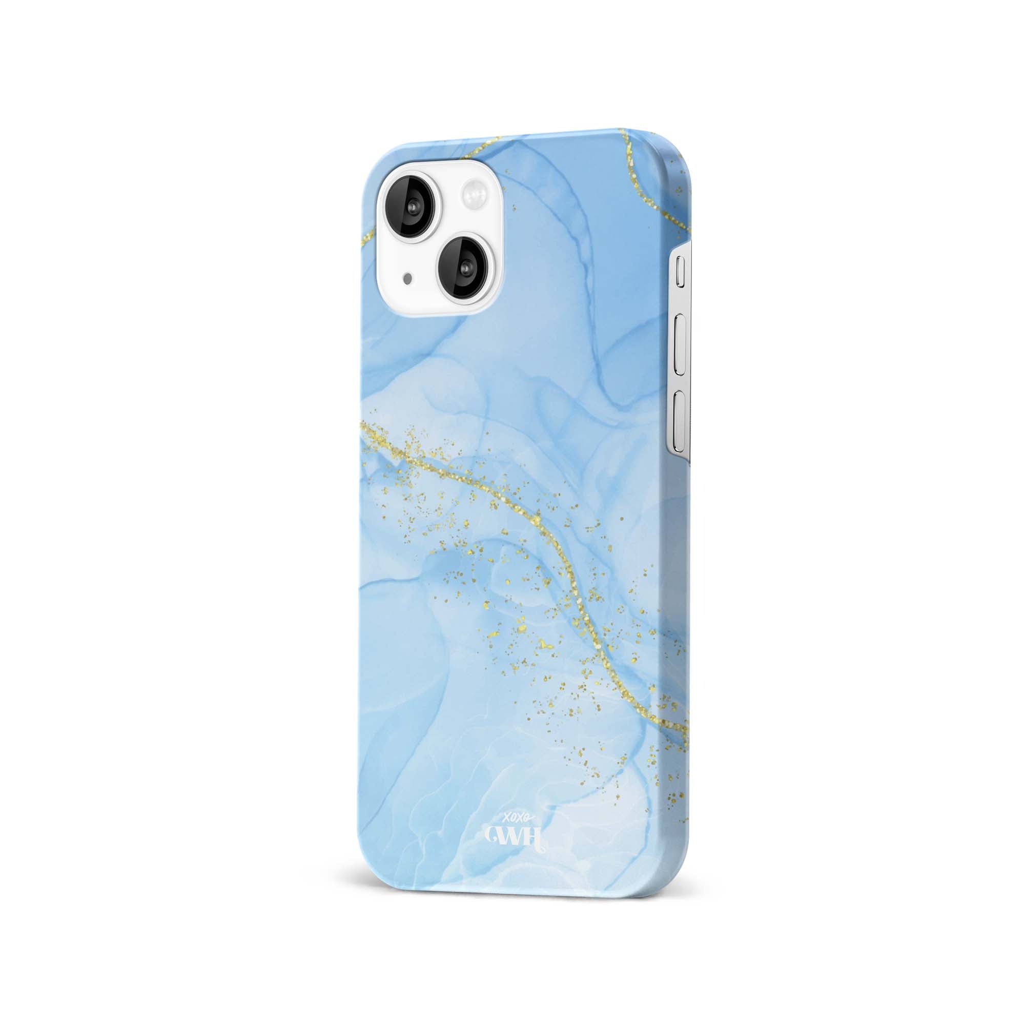xoxo Wildhearts - Marble Blue - iPhone 14 Plus