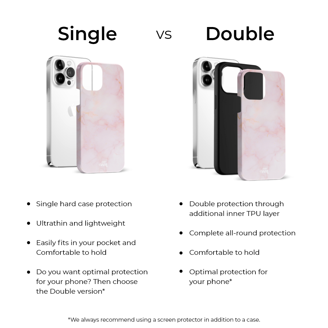 xoxo Wildhearts - Marble Dusty Pink - iPhone 14 Pro Max