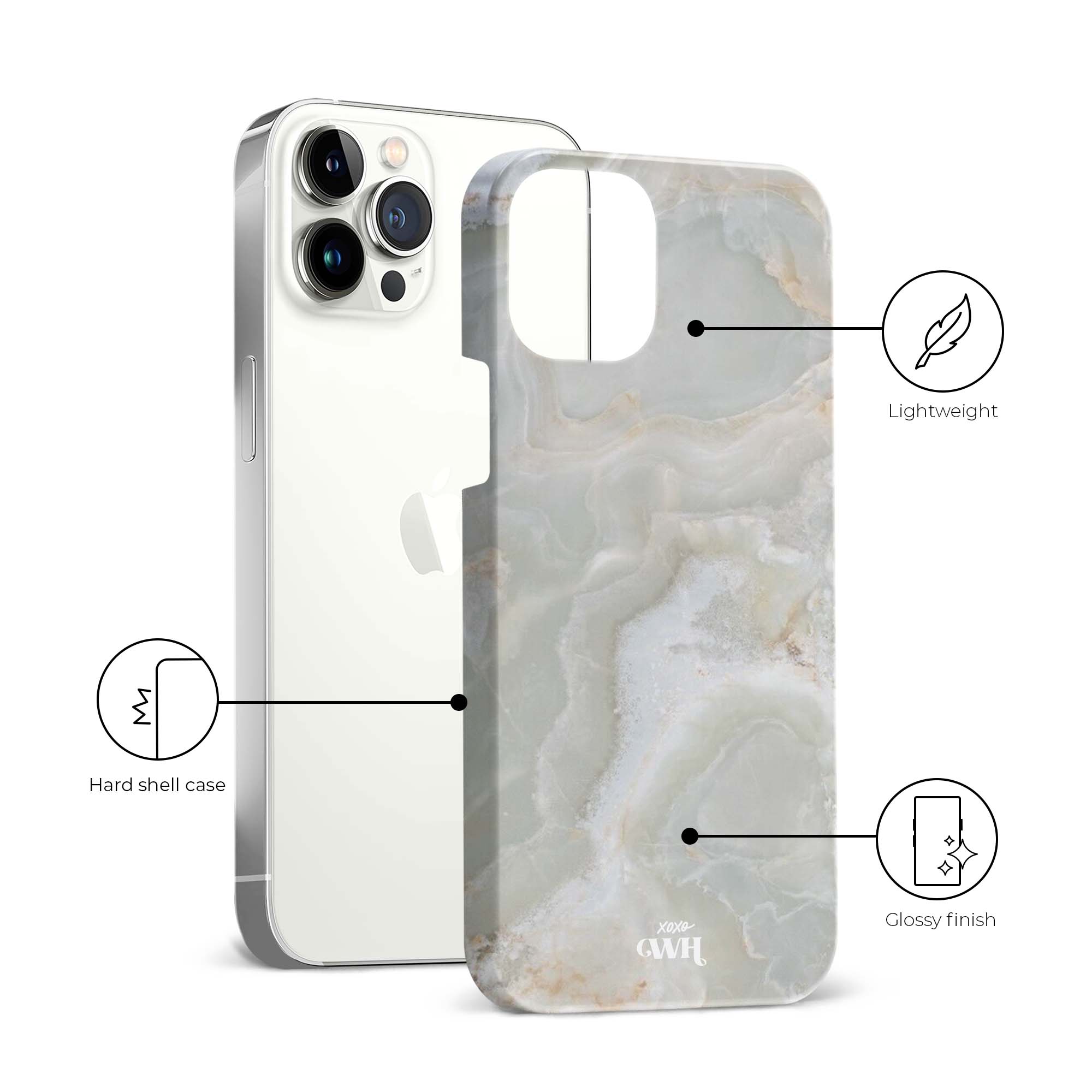 xoxo Wildhearts - Marble Green illusion - iPhone 12 Pro Max