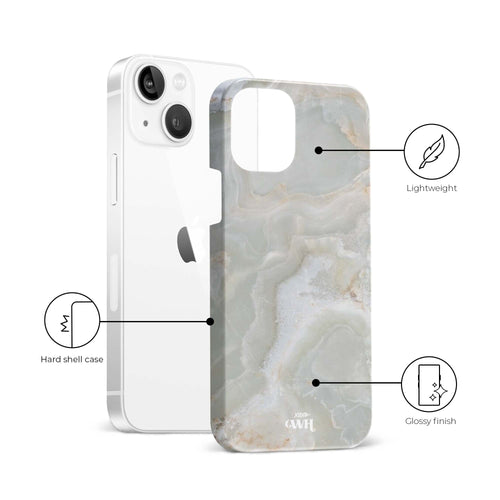 xoxo Wildhearts - Marble Green illusion - iPhone 14 Plus