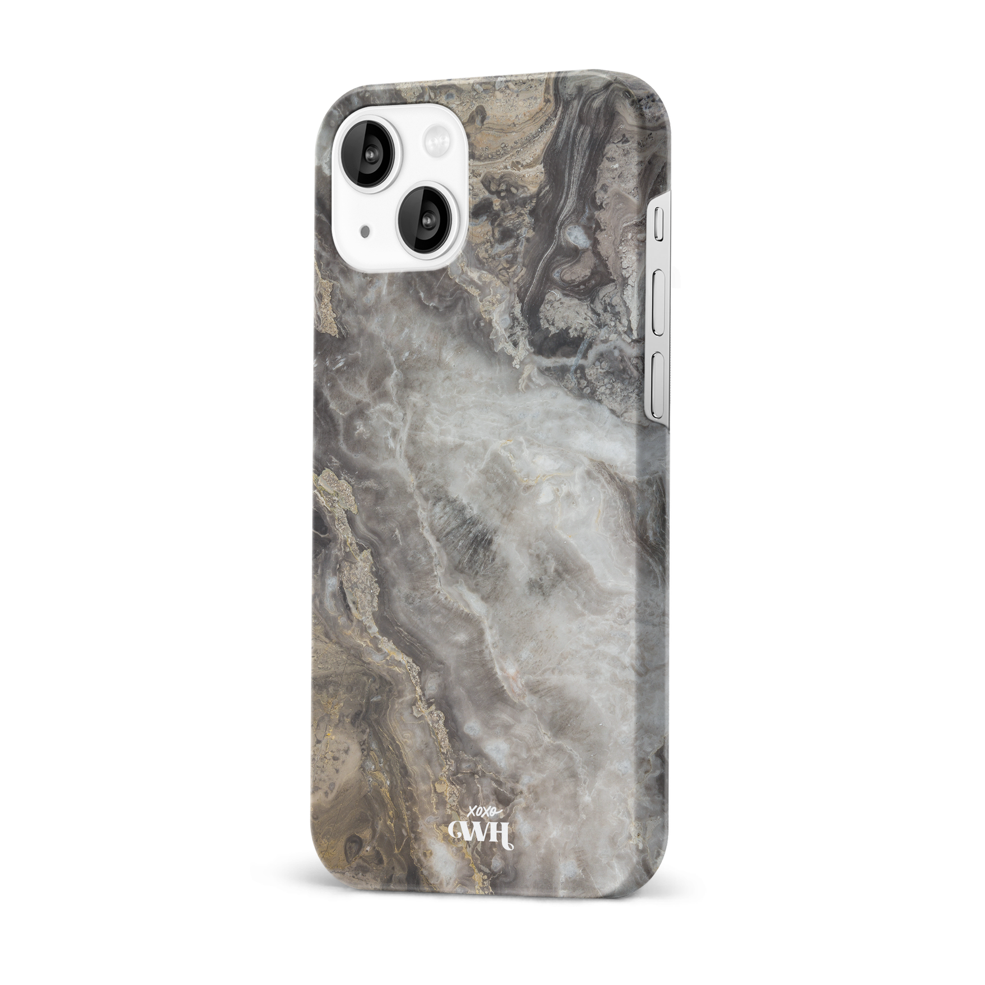 xoxo Wildhearts - Marble Grey River - iPhone 14 Plus