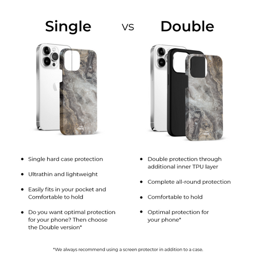 xoxo Wildhearts - Marble Grey River - iPhone X/XS