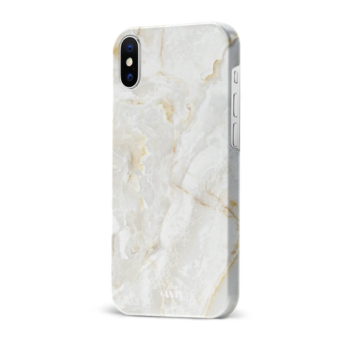 xoxo Wildhearts - Marble Off Whites - iPhone X/XS