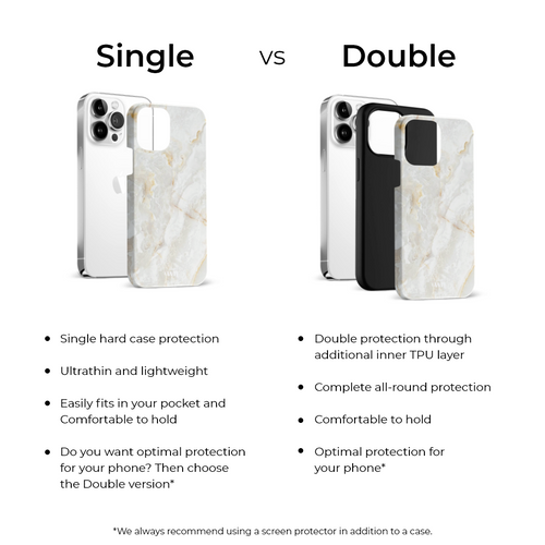 xoxo Wildhearts - Marble Off Whites - iPhone X/XS